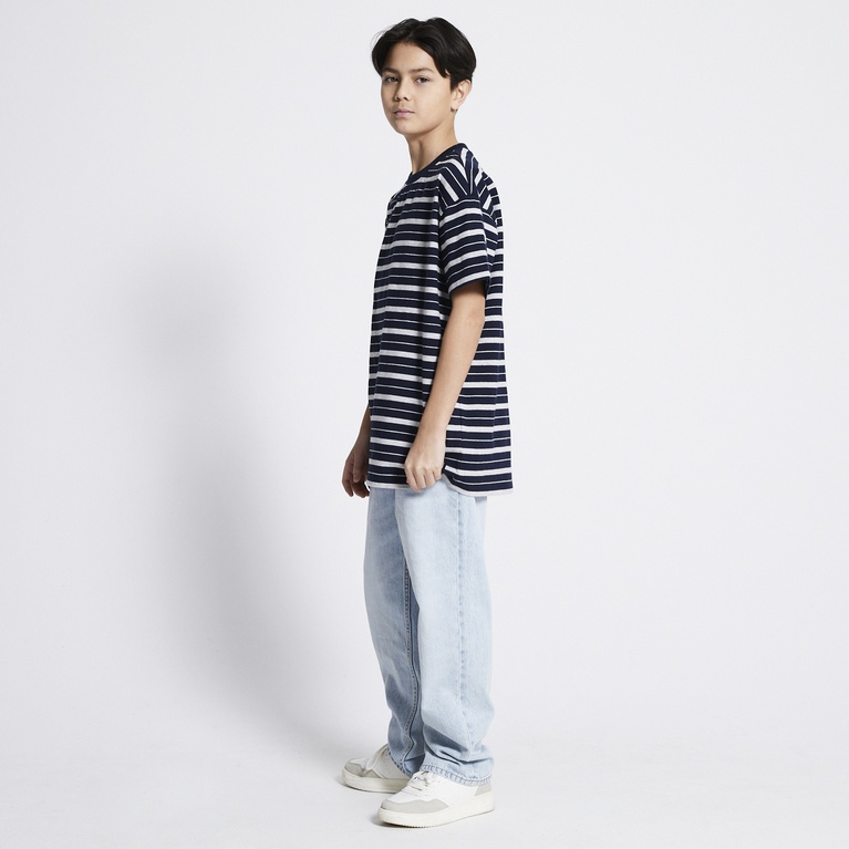 Striped Tee "Wilson stripe" Navy